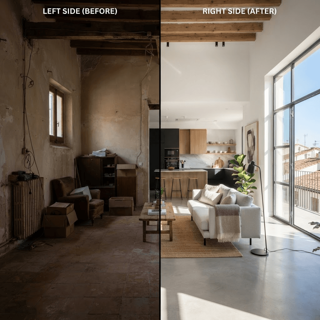 Reforma integral de vivienda en Valladolid por PLP Construcciones